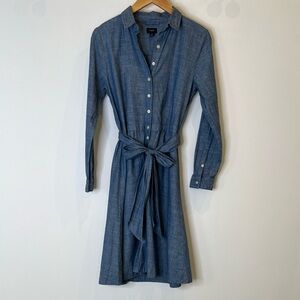 Chambray Shirt Dress
